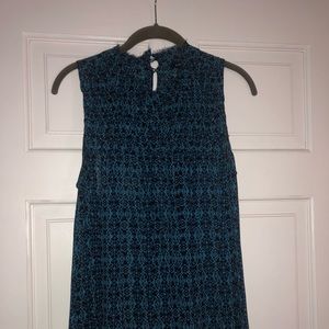 Blue and Navy Blouse